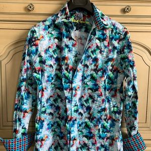 NEVER WORN!! Robert Graham Designer Shirt